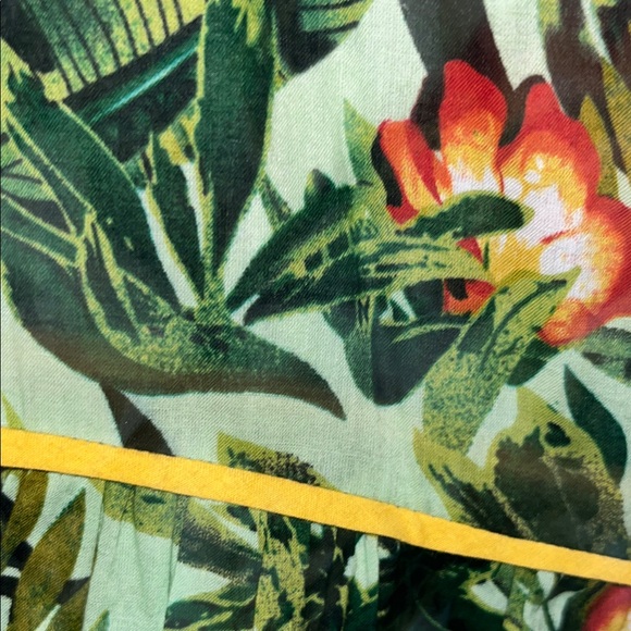 Coldwater Creek Tropical Print A-Line Skirt - Picture 4 of 11